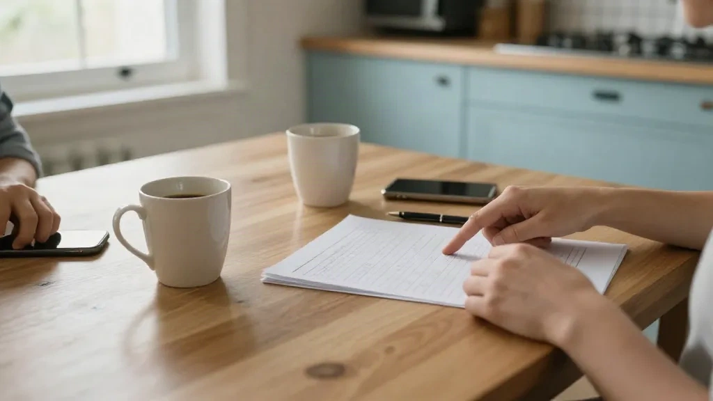 A Chore Agreement That Actually Sticks: The Conversation and the Template