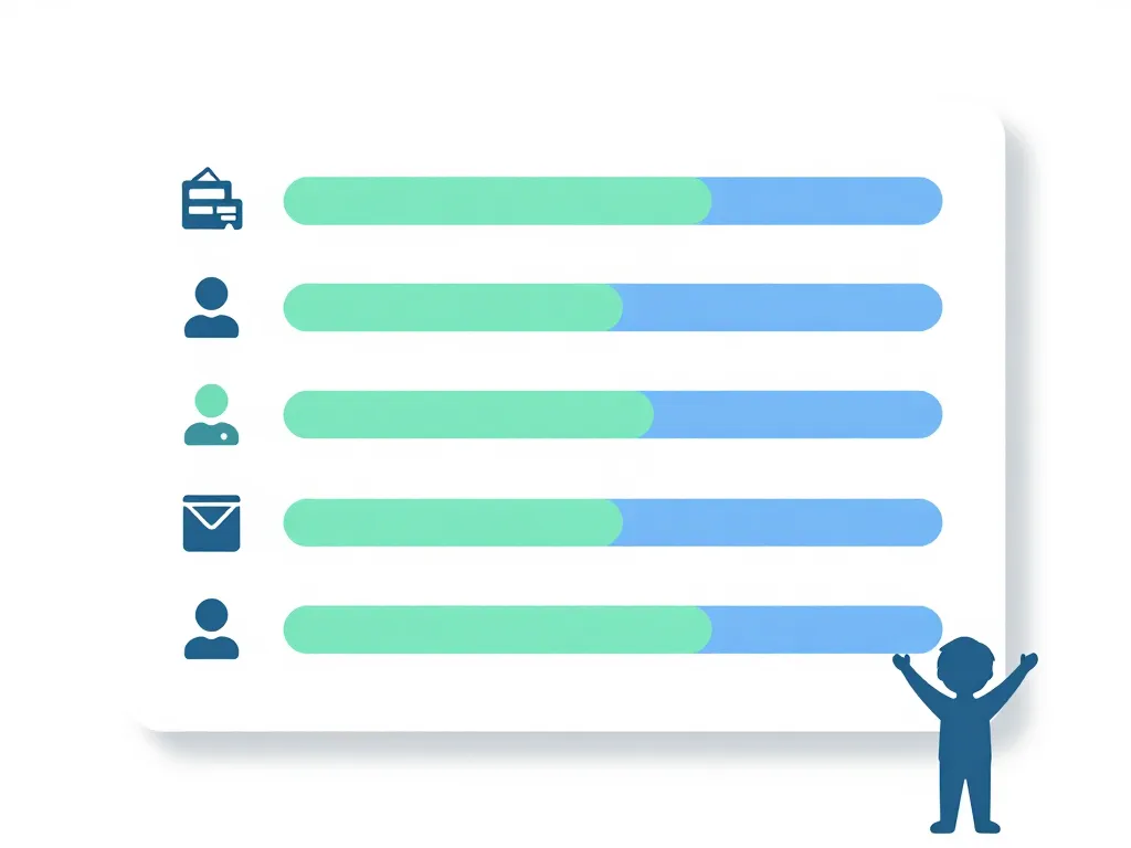 Visual dashboard showing co-parenting KPIs including academics, emotional health, schedule consistency, social development, and conflict exposure