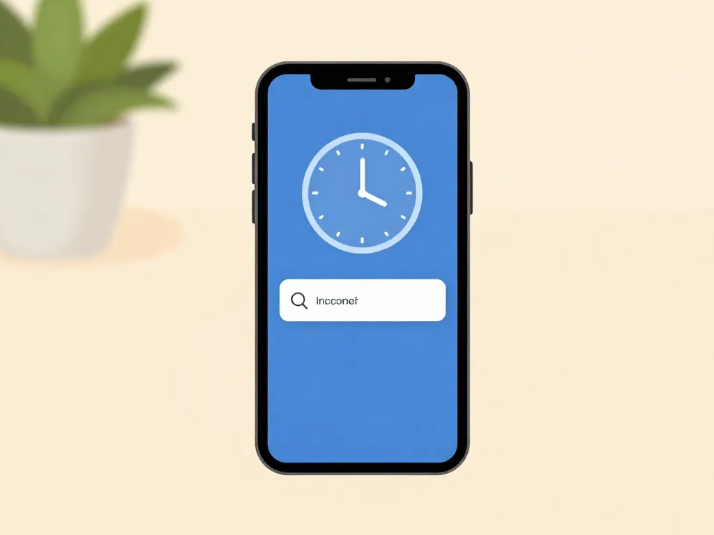 Illustration of a smartphone with a text notification and a 24-hour clock overlay, representing the response buffer tactic