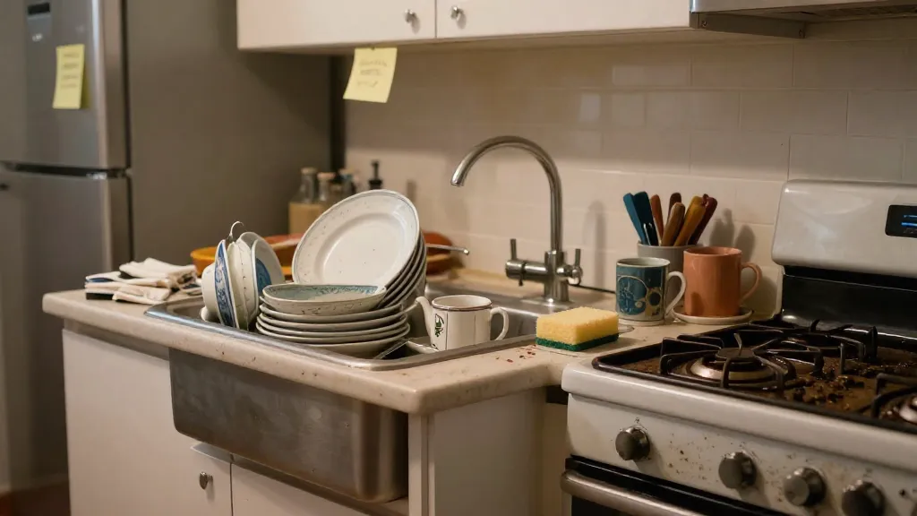 Dirty Kitchen Standoff: Who Cleans Common Areas?