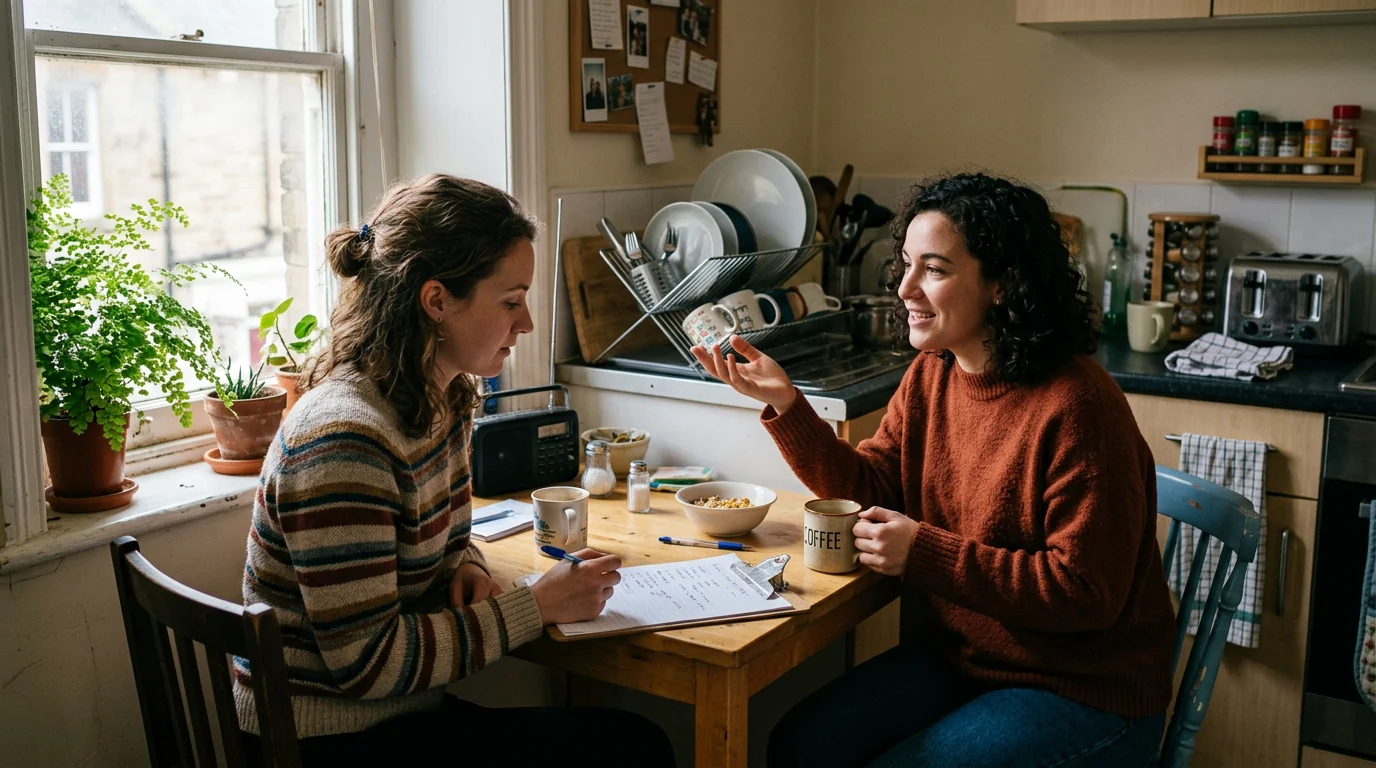 A Roommate Agreement That Covers Chores and Quiet Hours